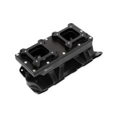 Holley SNIPER SHEET METAL FABRICATED INTAKE MANIFOLD SMALL BLOCK CHEVY BLACK