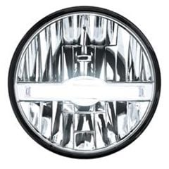 High Power LED Headlight Pair w/ LED Position Light Bars Mustang 65-68/ 70-73