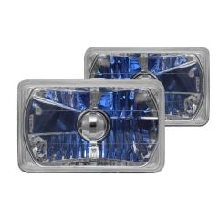 Redline Lumtronix Headlight Euro Style Crystal Clear Pair Mustang 1979-1986