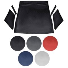 TMI Headliner Kit One-Piece Molded Carbon Fiber Style Vinyl Coupe Mustang 1967-1968