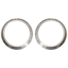 Scott Drake Headlight Door Billet Pair Bronco 1966-1977