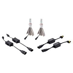 PUTCO Headlight Bulb Low Beam Silver-Lux LED 9012 Cool White Pair With Projector Headlights Dodge Ram 2013-2018
