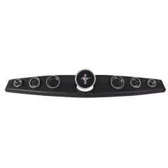 Scott Drake Horn Panel Pad Standard With Bezel Kit Black Mustang 1968