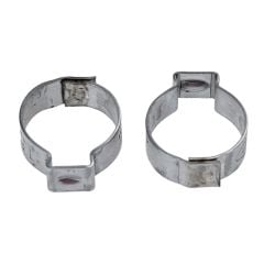 Fuel Line Clamp 2 Small Block 5/16" Line Crimp Type Mustang 1965-1967