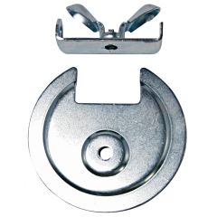 Scott Drake Spare Tire Retainer Plate With Wing Nut And Bracket Stainless Steel Bronco 1966-1977