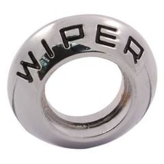 Windshield Wiper Dash Bezel Chrome With Black Lettering F-100 1953-1956