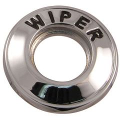 Wiper Switch Bezel Reproduction Chrome With Black Letters F-100 1957-1960