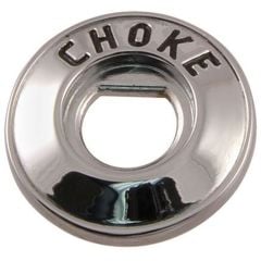 Choke Cable Bezel Chrome With Black Letters F-100 1957-1960