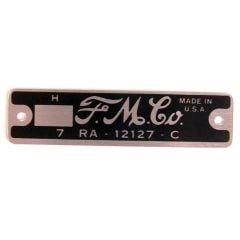 Distributor Tag For Cast Distributors F-100 1948-1953