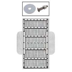 Bed Strip And Bed Side Bolt Plain Steel Kit 8' F-100 1953-1960