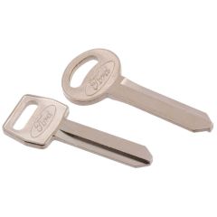 Key Blank Set With Ford Oval Logo F-100 / F-150 / F-250 / F-350 1967-1979