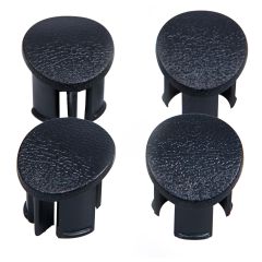 Armrest Hole Plugs Black Set Mustang 1987-1993