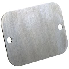 Tailgate Latch Access Cover Stainless Steel Bronco 1966-1969