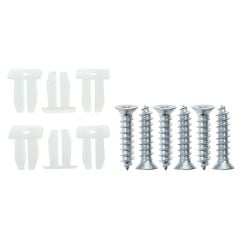 Headlight Door Screw 6 With Nuts Mustang 1967-1968