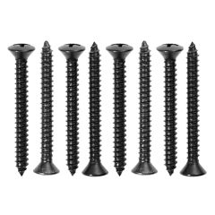 Sill Plate Screws Black Set Mustang 1979-1993