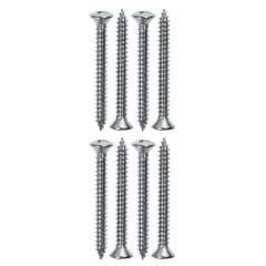 Sill Plate Screws Chrome Set Mustang 1979-1993