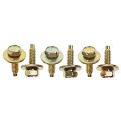 Gold Cadmium Fender Bolts 7/16 Head Mustang 1979-1985