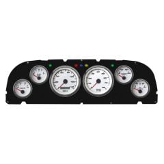 New Vintage USA Performance Gauge Kit White W/ Electronic MPH Speedo Chevrolet C10 1960-1963