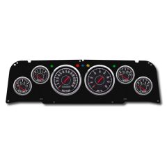 New Vintage USA 1967 Series Gauge Kit Black W/ Electronic MPH Speedo Chevrolet C10 1964-1966