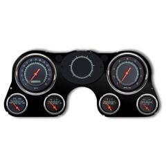 New Vintage USA Gauge Kit Black Retro W/ Electronic MPH Speedo Chevrolet C10 1967-1972