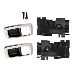 Interior Door Handle Kit With Chrome Bezels Mustang 1979-1993