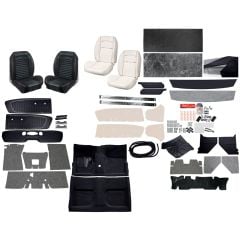 Premium Standard Interior Kit with TMI Sport R Upholstery 1965 Mustang