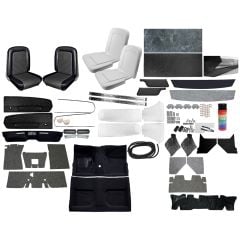 Premium Deluxe Interior Kit with TMI Deluxe Upholstery 1967 Mustang