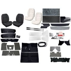 Premium Standard Interior Kit With TMI Sport R Upholstery 1967 Mustang