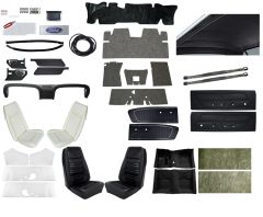 Premium Standard Interior Kit With TMI Standard Upholstery 1970 Mustang