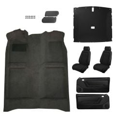Interior Kit With TMI Sport Seat Upholstery Mustang 1987-1989