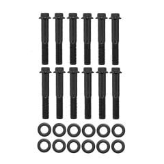 ARP Intake Manifold Bolt Kit Hex Head Chrome Moly Black 351W