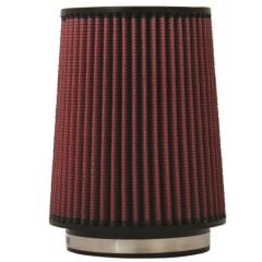 Injen Air Filter 8-Layer Oiled Cotton Gauze With 5" Neck/ 6-1/2" Base Red