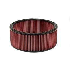 Injen SuperNano-Web Oiled Air Filter 14” Red Round Neck 14” Round Air Cleaner Assembly