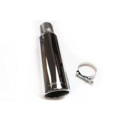 JBA Exhaust Tip Performance Double Wall Polished Stainless Steel Chrome 2-1/2" x 3-1/2" x 15"