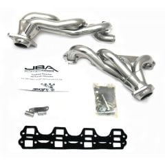 JBA Shorty Exhaust Headers 1-1/2" Stainless Steel Silver Ceramic 5.8L Small Block Ford