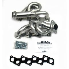 JBA Shorty Exhaust Headers 1-1/2" Stainless Steel Silver Ceramic 4.6L Small Block Ford