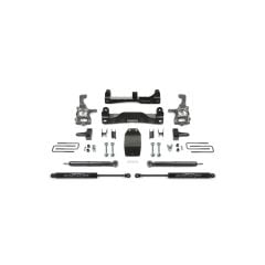 Fabtech Basic Lift System 4" With Rear Stealth Monotube Shocks 4WD F-150 2014