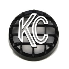 KC HiLites Stone Guard 4” Black With White Logo