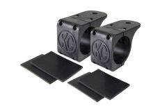 KC HiLiTES Universal Tube Clamp Light Mount Bracket Set for 2-1/4" to 2-1/2" Round Light Bars