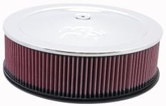 K&N 60-1235 Dominator Air Filter Assembly Round Chrome