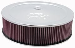 K&N 60-1260 Air Filter Assembly Round Chrome