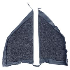 ACC Dark Blue Kick Panel Carpet Pair Mustang Coupe/ Fastback 65-68