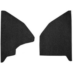 ACC Carpets Kick Panel Insert Black Cutpile Pair With Mass Backing F-100 1974