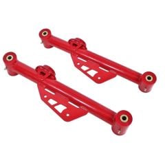 BMR Rear Lower Control Arm With Polyurethane Bushings Red Pair Mustang 1979-1998