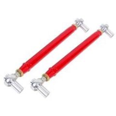 BMR Rear Lower Control Arm Adjustable Red Pair For Use With Coilovers Mustang 1979-1998