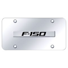 License Plate Chrome With F-150 Logo