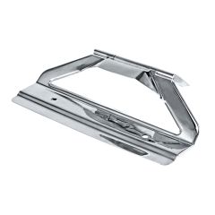 CJ Classic Trucks License Plate Bracket Polished Stainless Steel Bronco 1966-1977