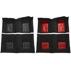 ACC Carpets Essex Carpet Molded Black Mustang Mach 1 Fastback 1969-1970