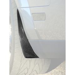 Trufiber LG52 Rear Splash Guard Pair GT/ California Special/ GT500 Mustang 07-09 Carbon Fiber