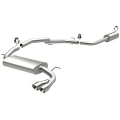 MagnaFlow Street Series Cat-Back Exhaust System Stainless Steel Focus 2012-2018